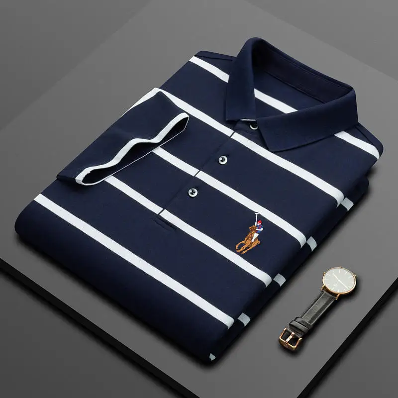 High Quality Custom Logo Cotton Polo Shirts Man Summer Short Sleeve ...