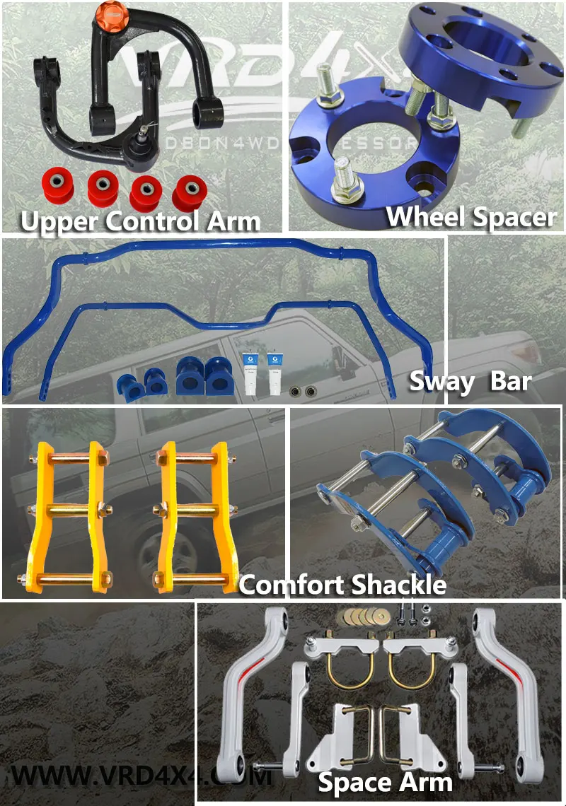 Vrd4x4 Suspension Kits For Land Cruiser Lc200 Shocks 2" Damper Nitrogen Compress Adjusted