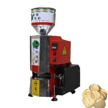 automatic popped rice cracker making machine