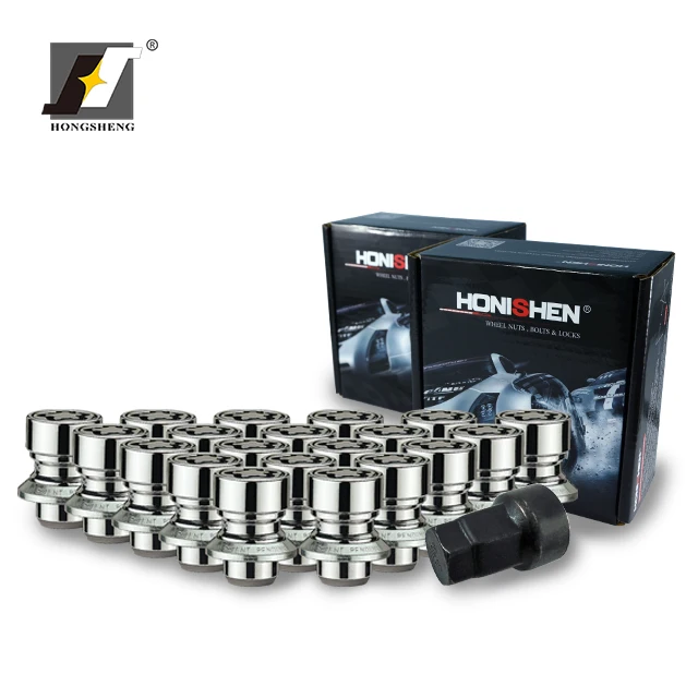 4 + 1 или 2 блистерная упаковка вращающаяся втулка противоугонная Автомобильная гайка для фиксации