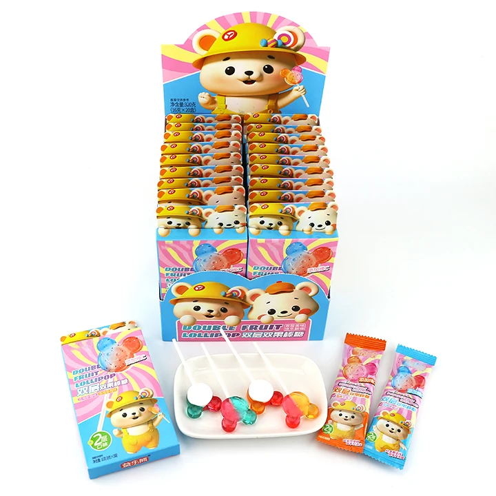 double flavors lollipop