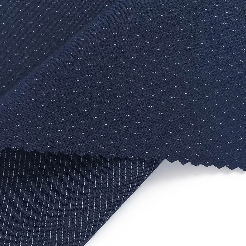 
 ESSE TEXTILE 40S NR roma ткань dobby siro однотонная окрашенная трикотажная ткань King ponte de ROMA DOTS  