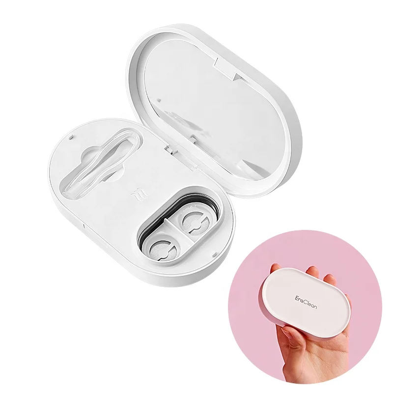 EraClean, оптовая продажа, мини ультразвуковой аппарат для чистки мягких/твердых/цветных линз, контактных линз