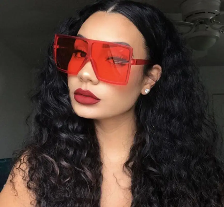 Luxury Square Sunglasses - Designer Oversized Shades 1 / China / Show As Picture