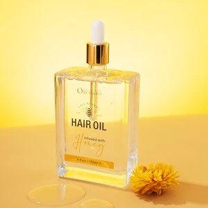 Custom Honey Infused Hair Oil Natural Honey Soothing Scalp Oil Anti Hair Loss Repairing Nourishing Honey Hair Oil