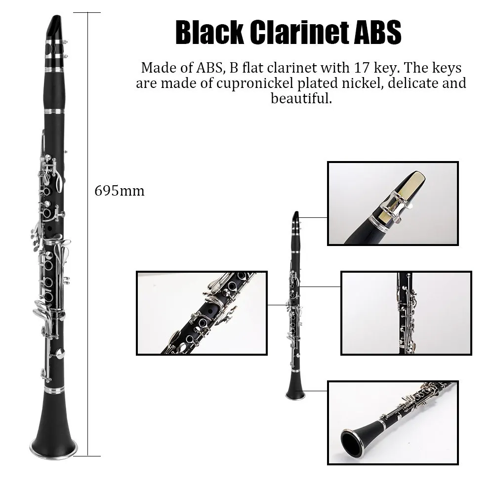 Clarinet Sib 17 Keys, Abs Rowtter Clarinet
