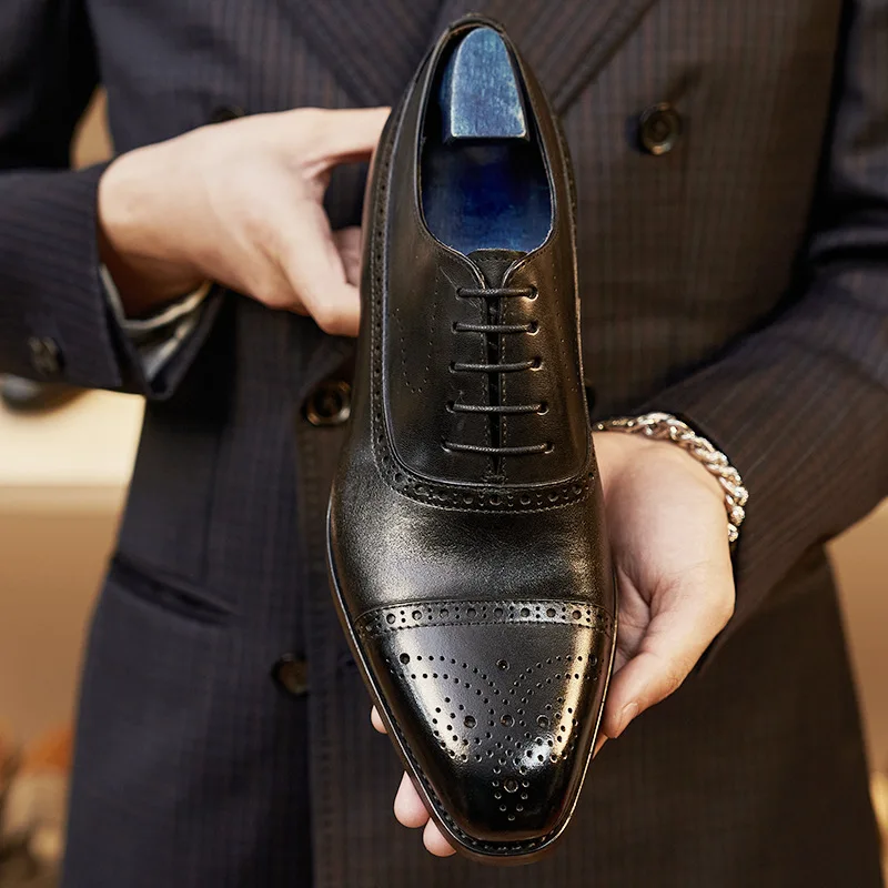 Wholesale Factory Price for Italian Style Oxfords Leather Shoes Sale