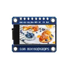 0.96 Inch IPS LCD Display Module 80x160 RGB Full Color,4-Wire SPI Interface,ST7735S