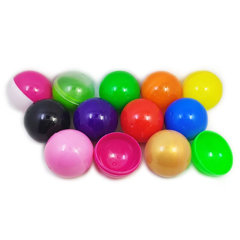 50mm 60mm 70mm 80mm Plastic Balls Empty Capsules For Toy Vending