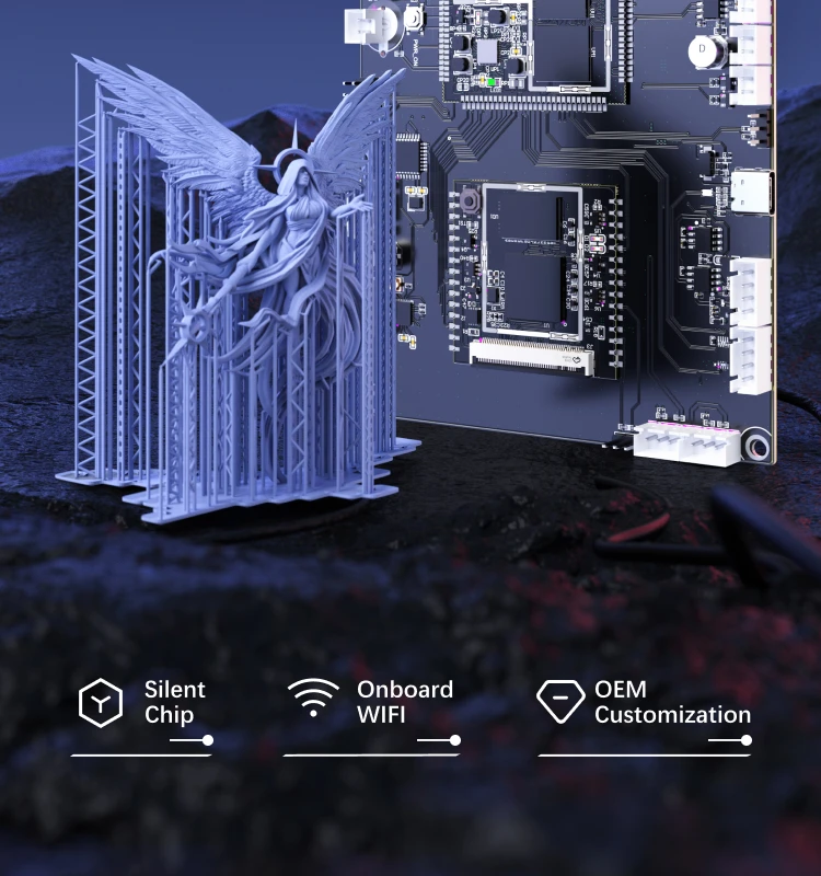 Octopus Fa Ric Panel Octopus Works Genius-iii 3d-printer-control Board Motherboard With ...