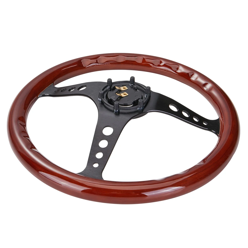Flat Wood Finish Steering Wheel,Wooden Vintage Steering Wheel Buy