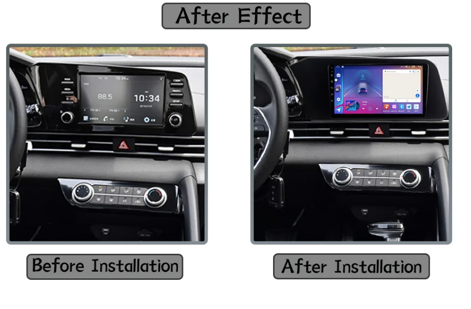 Android Screen for Hyundai Elantra VII CN7 2020 - 2021 Multimedia Navigation GPS Video Autoradio Player Car Carplay Monitor