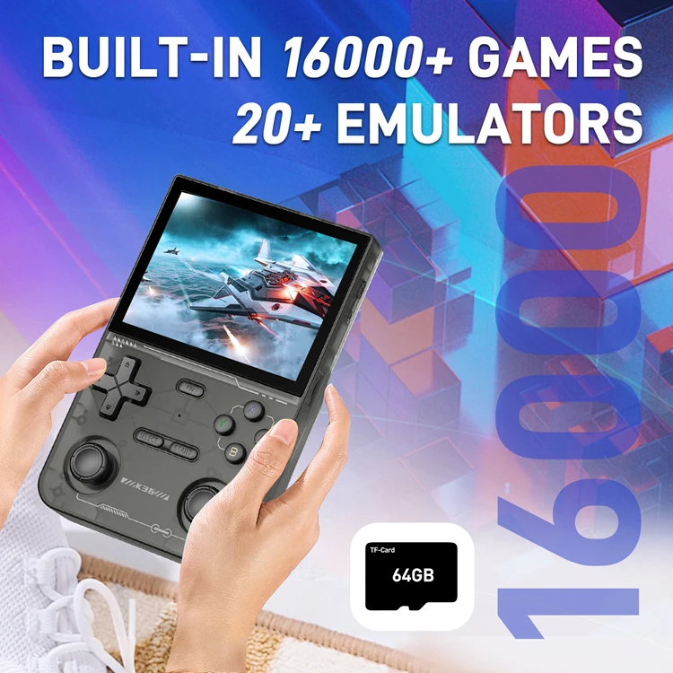 2025 ARKOS Air Retro Game Console - Portable Gaming with 16000+