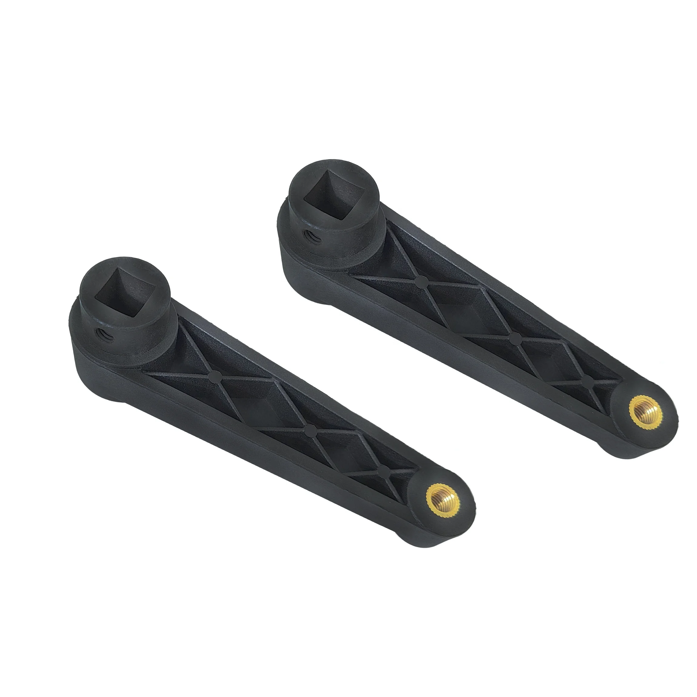 Foldable Hidden Type Black Nylon Crank Handles with Folding Handles for industry