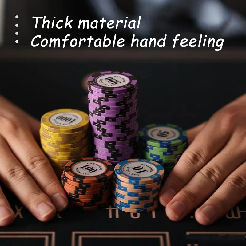 Custom Design Printable Logo Multi-denomination 14g Poker Chips for  Casino Party Entertainment