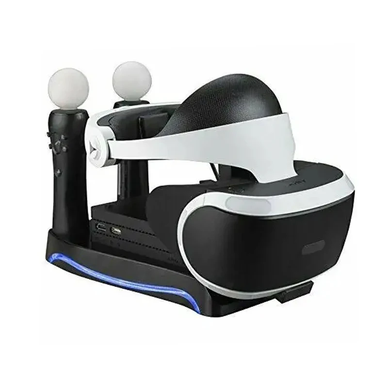 Playstation outlets virtual reality ps4 vr complete with charging stand and instructions