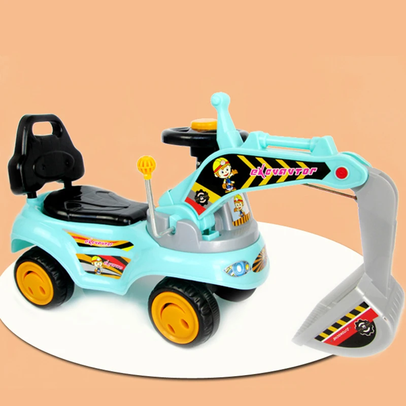 Batteries Powered Childeren's Construction Dig Excavator Toys for 3 4 5 6 7 Year Old Boys