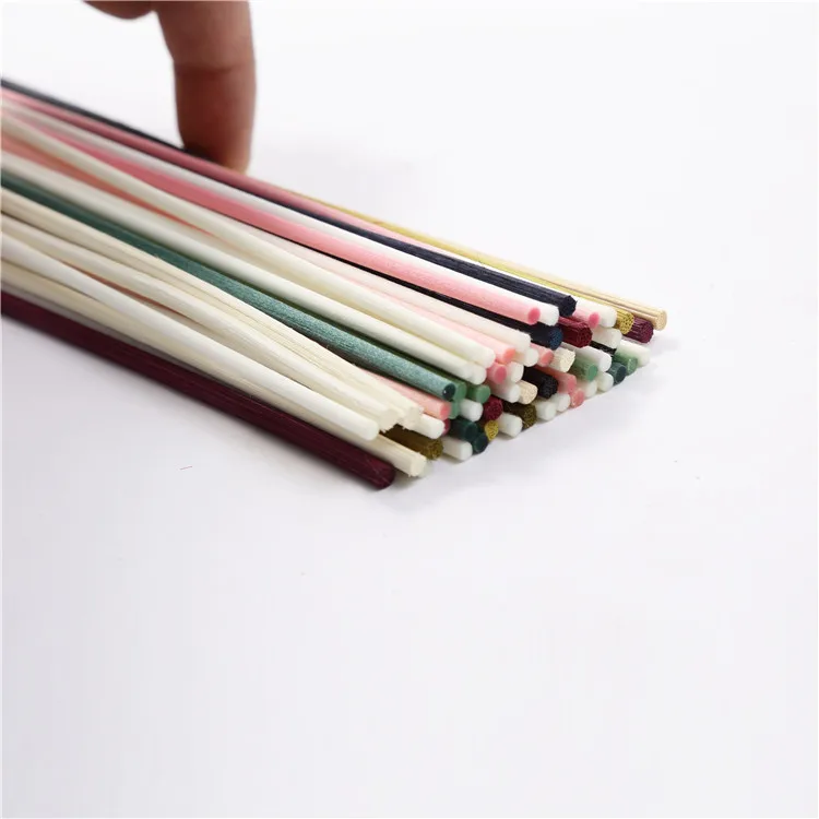 Factory Sale High Quality Fiber Reed Diffuser Sticks Various Color Diffusion Stick Fragrance Fibre Rods