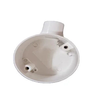 PVC electrical plastic junction box 20mm 1way circular box white