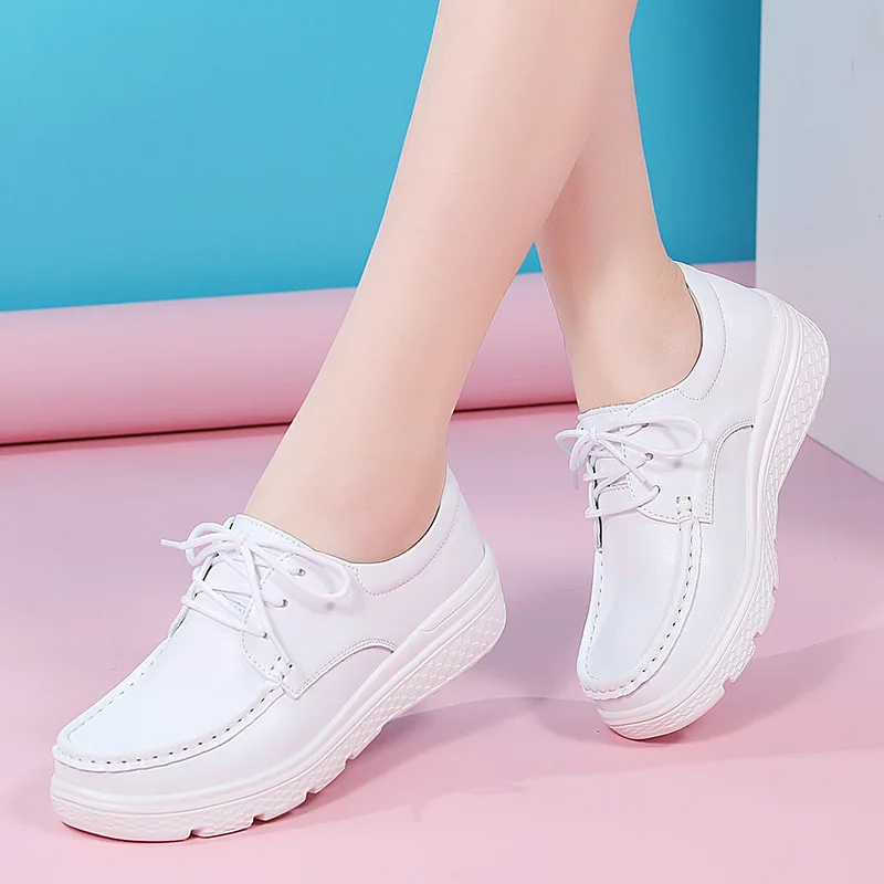 Wholesale Women's Anti-Slip Nurse Shoes for Autumn&Winter- Breathable Soft Sole, Thick Comfortable Design