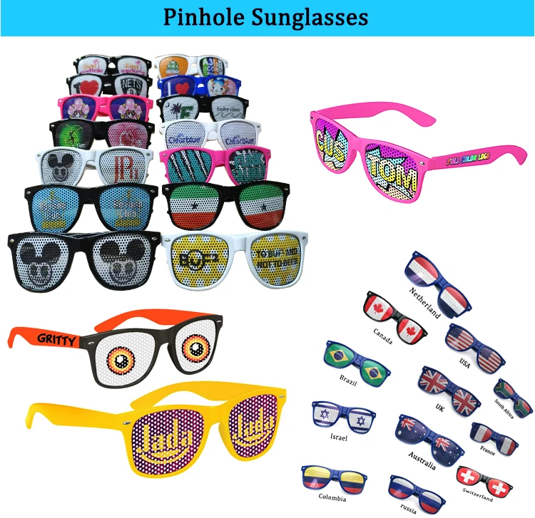 Custom Printed Pinhole Lens Sticker For 80s Sunglasses Hot Selling  Promotional Party Flag Design From Fashion_theme888, $26.12 | DHgate.Com