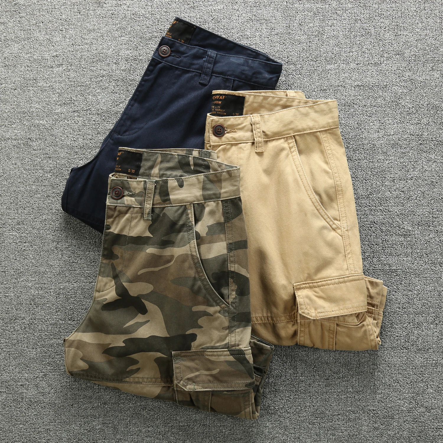 Mens Camo Cargo Shorts - Comfort and Style for Summer