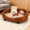 Marrón (manta y almohada incluidas)