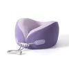 Purple Water Drop Memory Cotton Neck Pillow