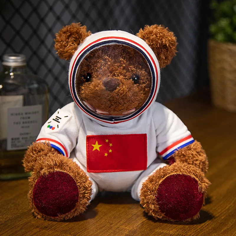 espace ours jouet en peluche tiktok le même astronaute ours poupée pour les  filles cadeau de vacances