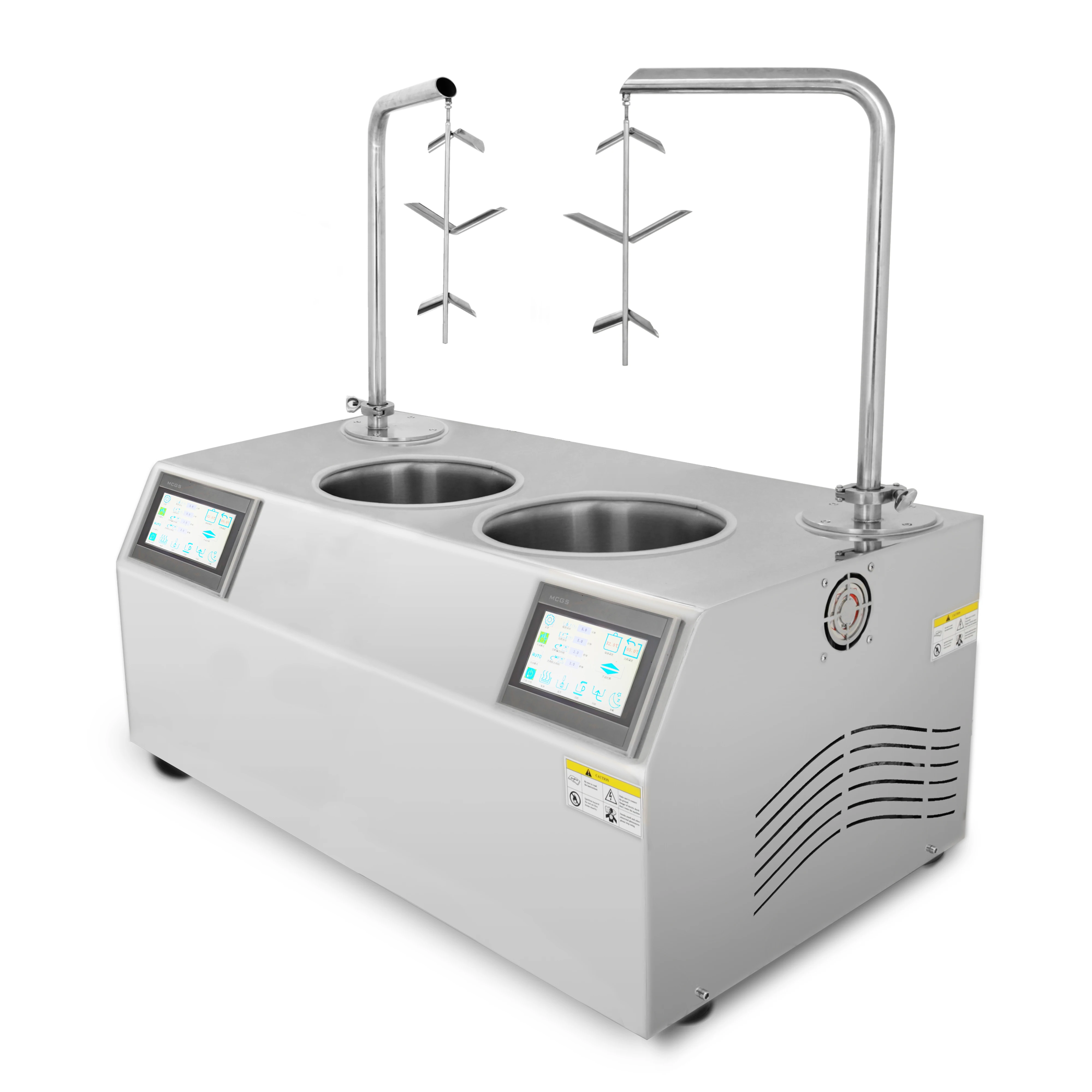 Commercial chocolate tempering machine