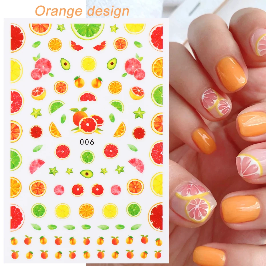Fruit Manicure Sticker by Nail Alliance for iOS & Android
