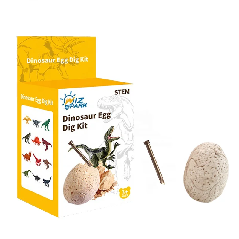 Science Fossilized Dinosaur Excavation Dig Kit Dinosaur Egg Fossil Egg ...