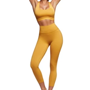 Women's Two Piece Sports Suit - Backless Sports Bra and Yoga Leggings, High Waist Tummy Control, Sportswear,  Yoga Workout Wear