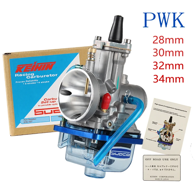 Карбюратор PWK 28 30 32 34 мм мотоцикл с силовой струей для Mikuni 2T 4T гоночные детали двигателя самокаты OEM Fcr карбюратор FUJ