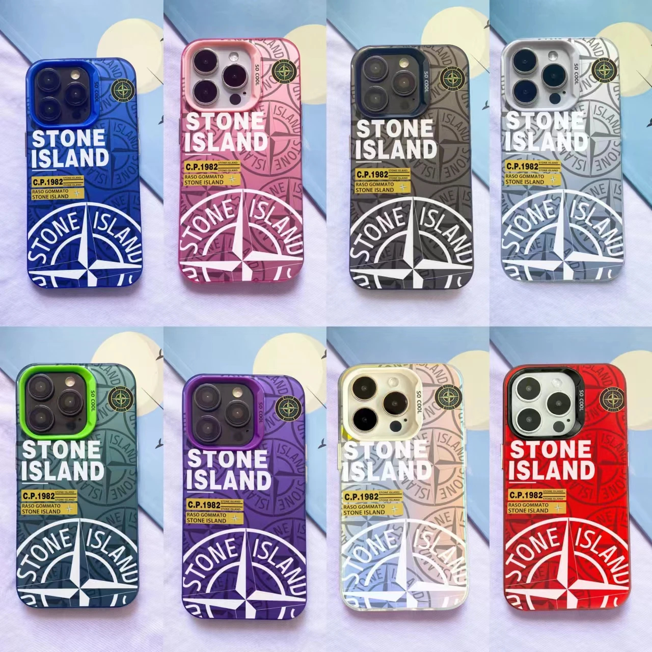 Fashion Colorful Stone Island IMD Mobile Phone Case for iPhone 17