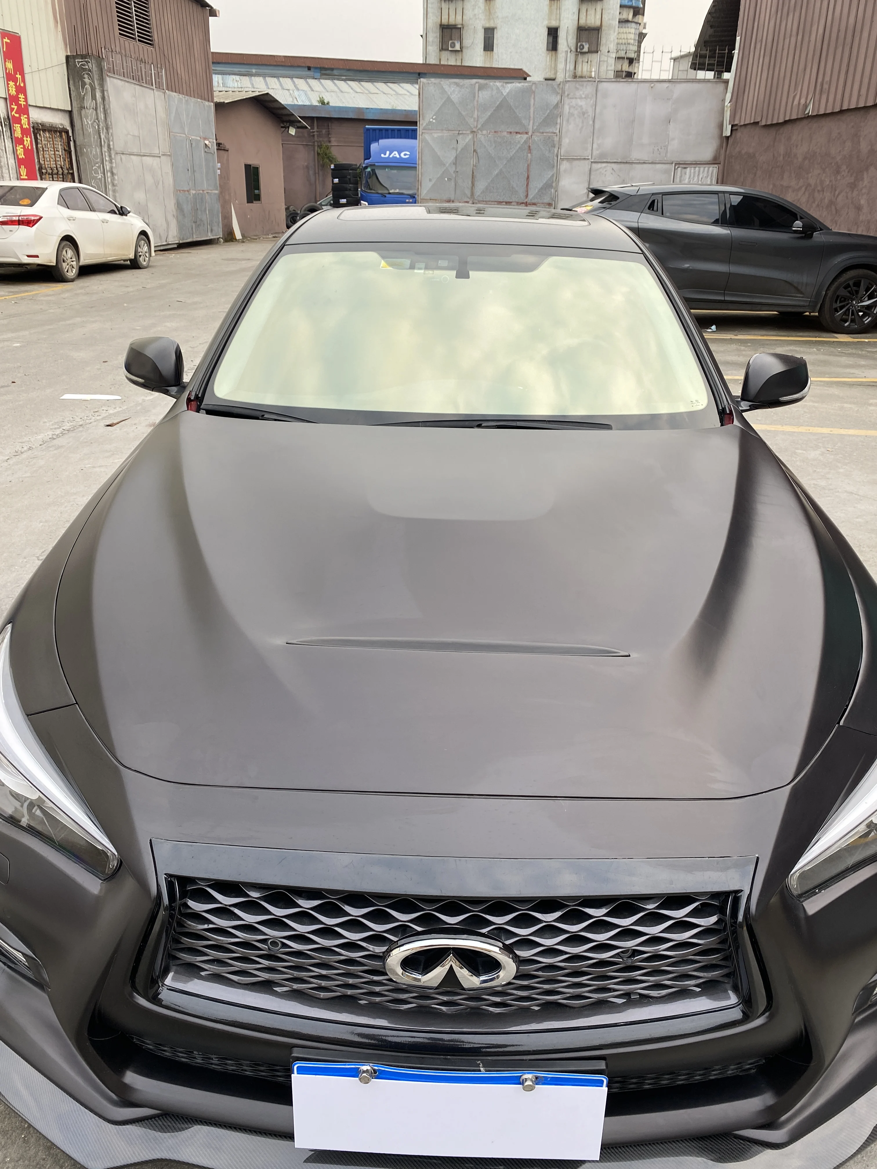 Style Carbon Fiber Hood For Infiniti Q50 Carbon