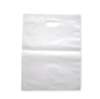 Bio Material Home Compostable Biodegradable PHA PBS Retail Carrier Die-Cut Handle Tote shopping Grocery Bag