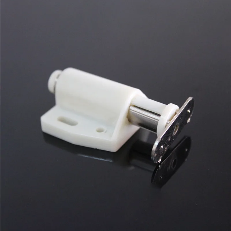 Plastic Door Catch Latch Spring Loaded Door Catch Push to Open for Cabinet