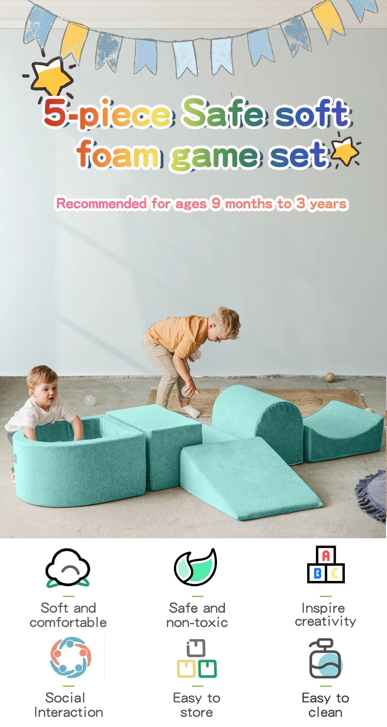 Combinational Softplay Equipment Dry Pool With Balls Soft Foam Ball