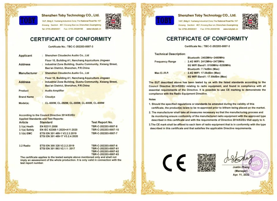 Shenzhen Cloudecho Audio Co., Ltd. 3