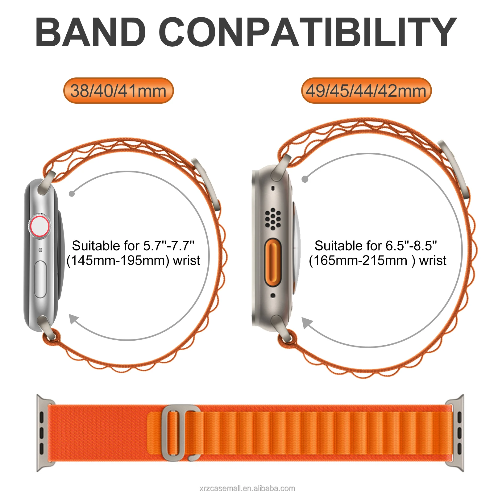 Original Braided Fabric Solo Loop Band Apple Watch Sport Strap For