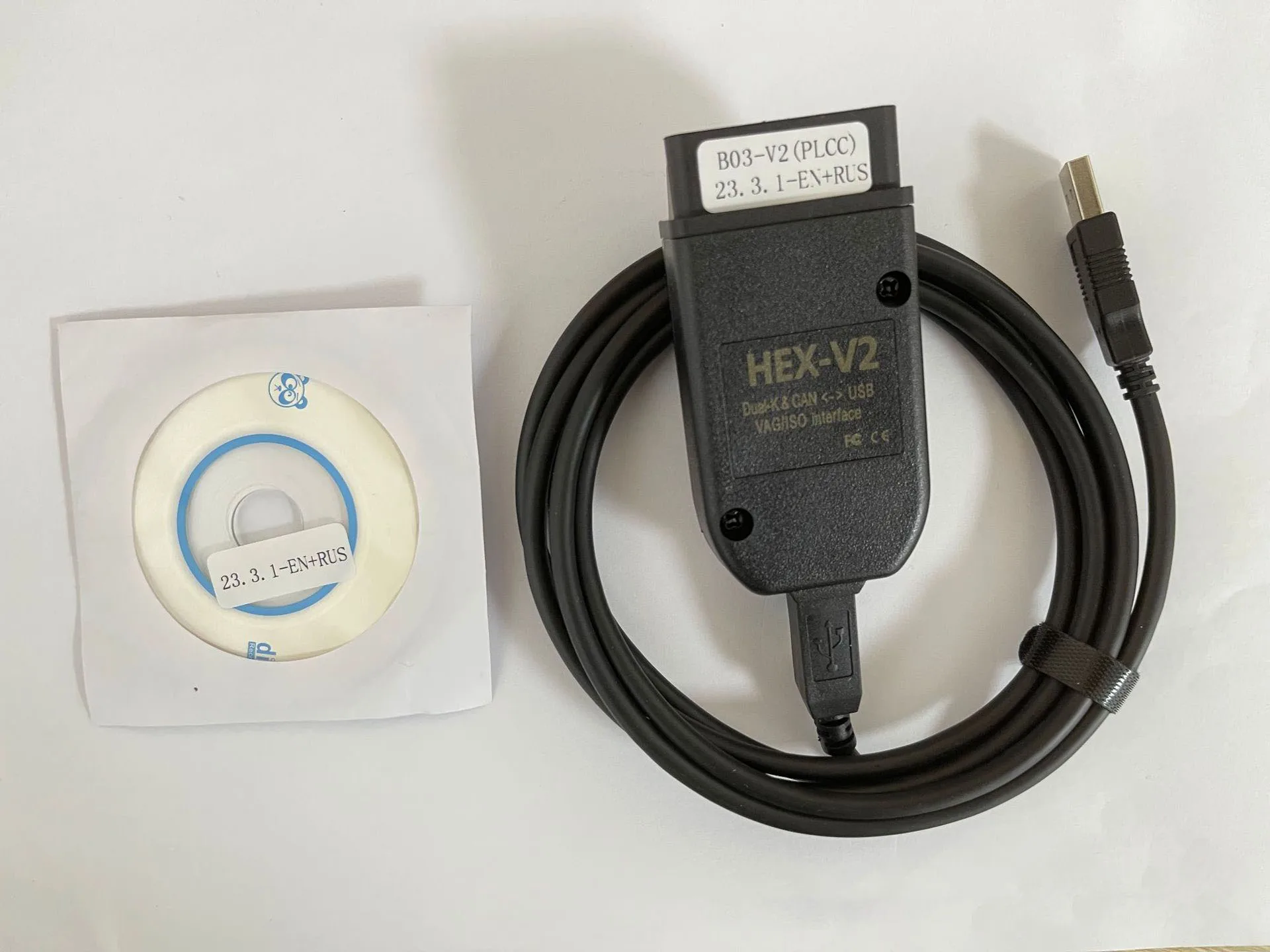 HEX V2 VAG V25.3 V24.7 VCDS 5053 AT162+FT232 for Volkswagen Audi and More