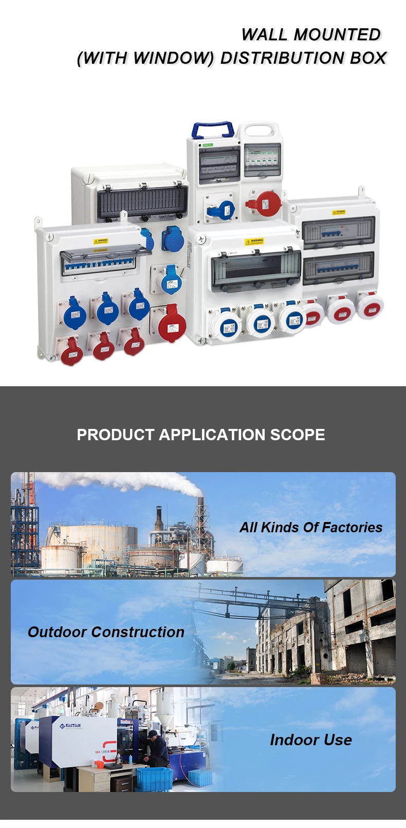 OEM/ODM Customized Industrial Combination Socket Box Distribution Box ...