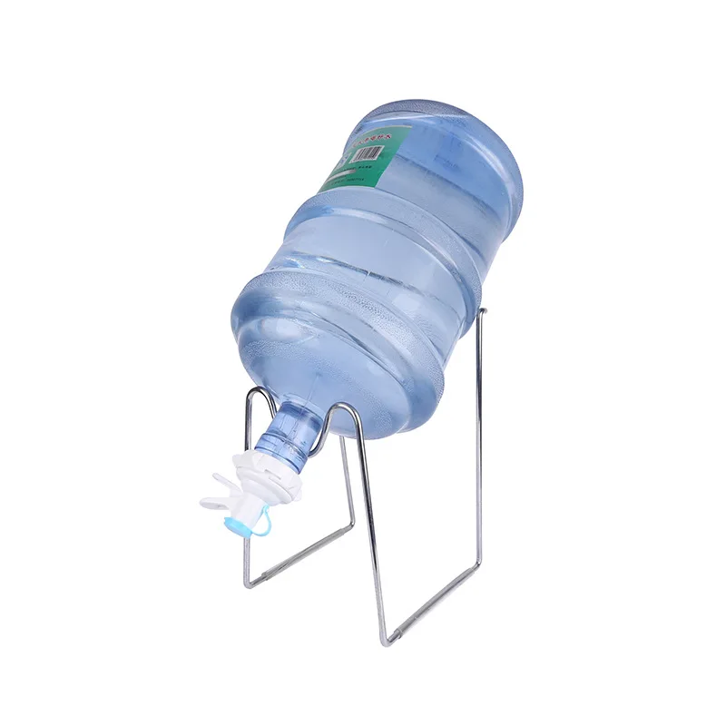 Different Size Non Slip Stainless Steel Plated Wire 3 Gallon 5 Gallon Water Bottle Stand Portable Water Dispenser Stand