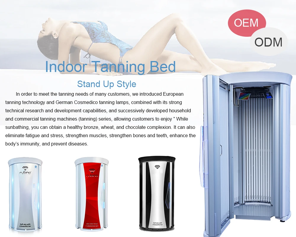 Spa Salon Collagen Tanning 2 In 1 Solarium Booth Uv Red Light Combine