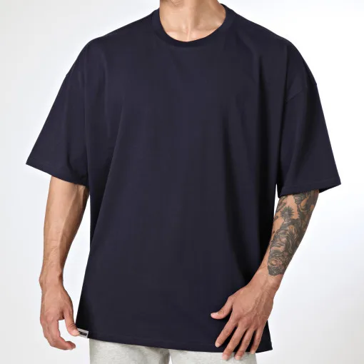 JL-80613 OEM Oversized Gym T Shirt Workout Athletic Gym Sport Customer Printed T Shirt Plain Pink Plus Size T Shirts Men