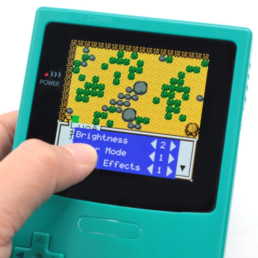 Custom Gameboy with AMOLED Screen and GBC Case Custom Gameboy with AMOLED Screen and GBC Case