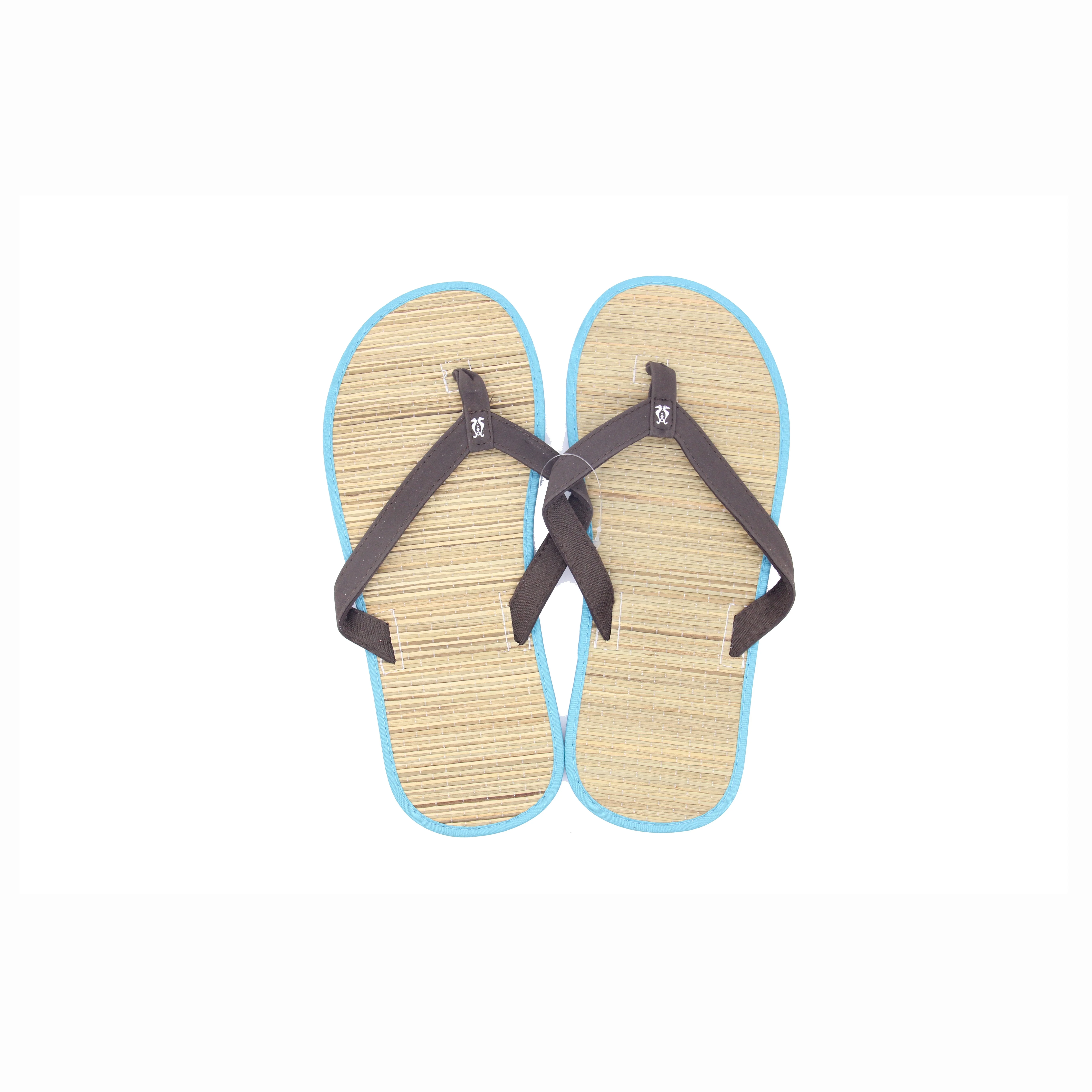 wholesale eco friendly straw flip flops slippers - buy eco