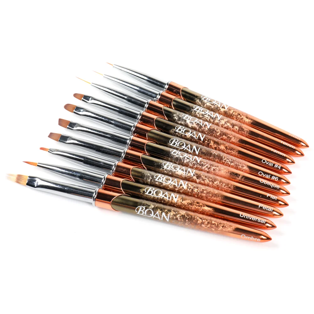 Bqan Oem New Brush Rose Gold Handle Wholesale 100 Pure Kolinsky Sable