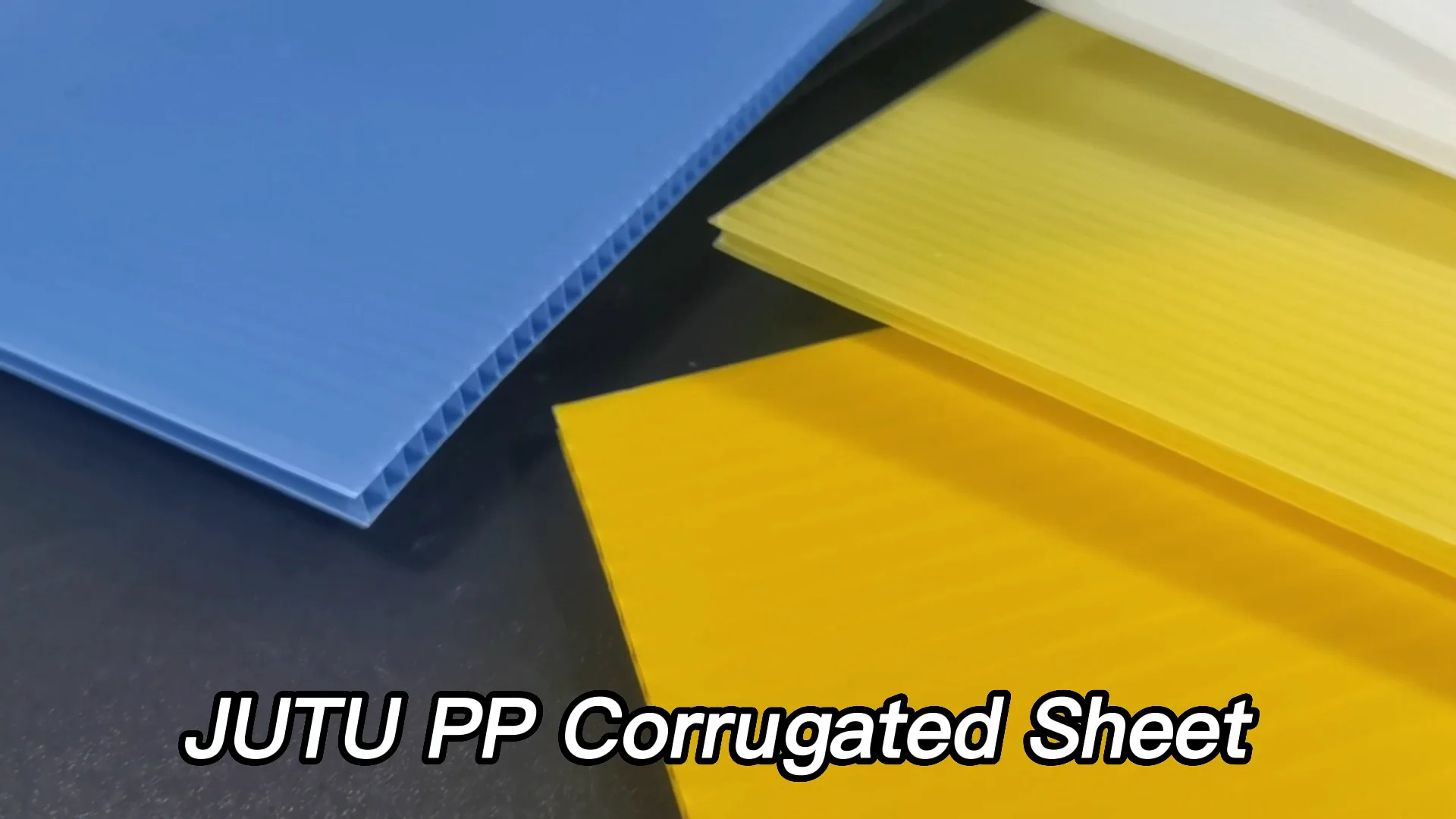 3mm Pp Plastic Corrugated Board Polypropylene Material Color Hollow ...